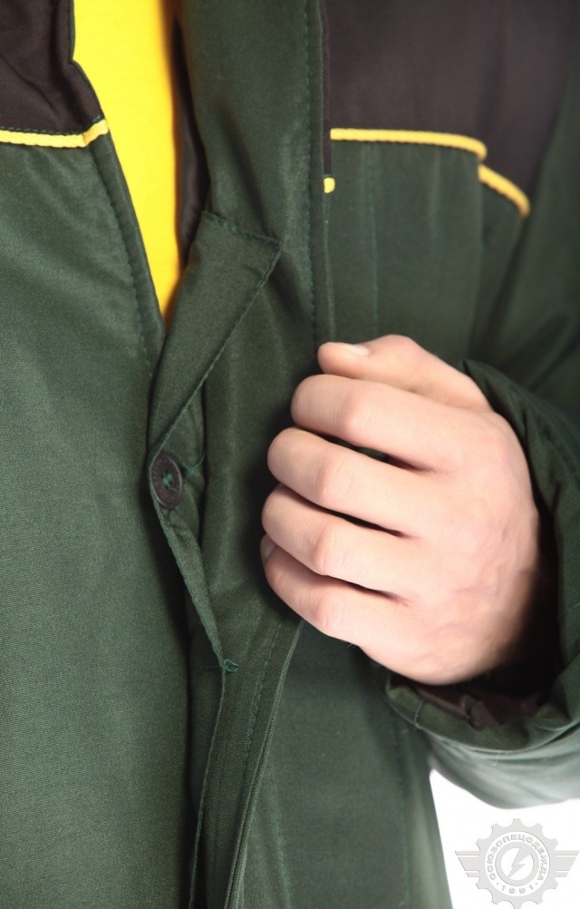 62262 Костюм "Дон" зеленый  Зимняя спецодежда  размер 56-58/170-176  - Вид №11