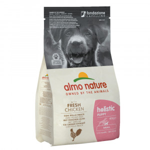 ПР0059766 Корм для щенков Holistic-XS-S-Puppy для малых пород, курица сух. 400г Almo Nature