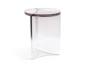 Высокий круглый акриловый журнальный столик