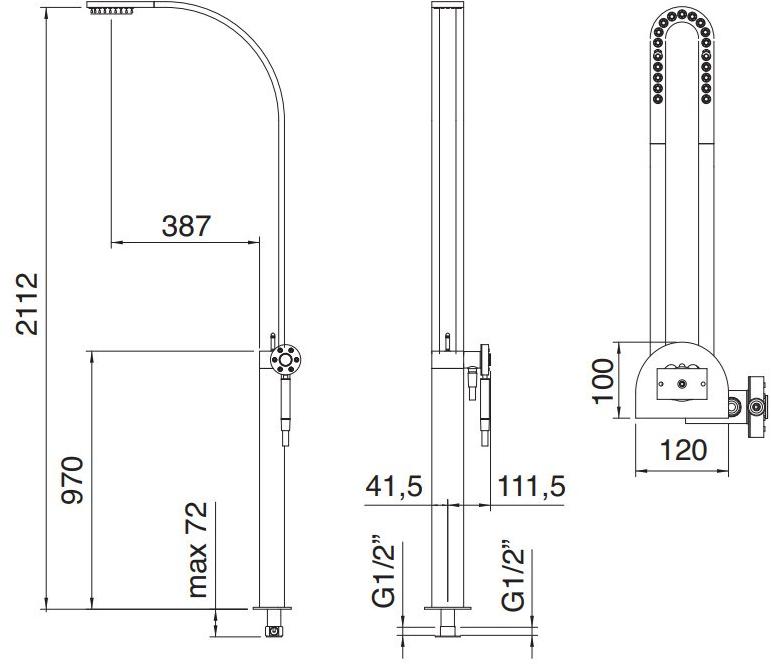 Rubinetterie Treemme Philo  7062  - Вид №1