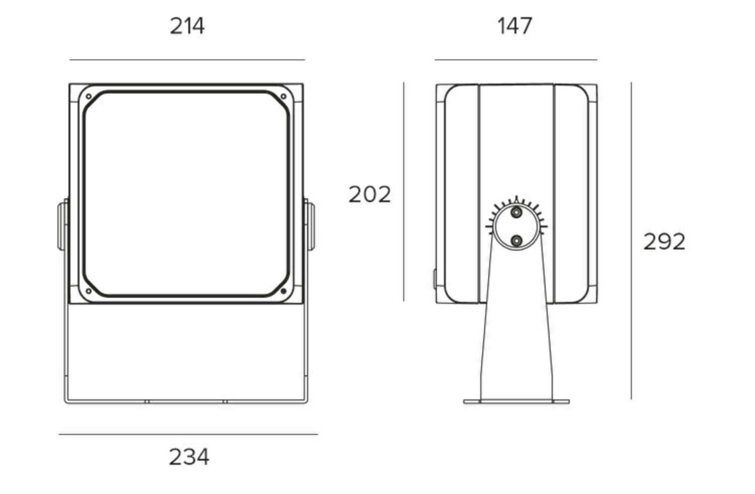 Регулируемый светодиодный наружный прожектор TARGETTI DART MAXI ARCH-00070313 - Вид №5