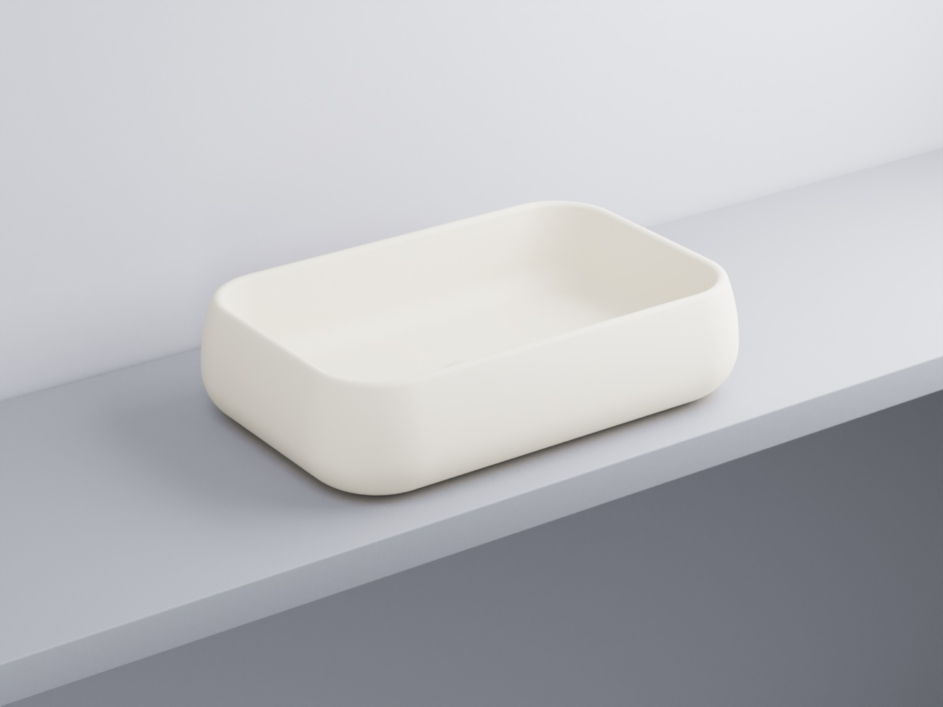 SHLAA60-TL Раковина накладная прямоугольная 60 cielo Shui Ceramica Cielo