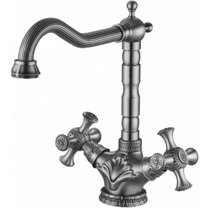 Zorg A 7005K-SL серебро Смеситель для кухни Zorg 250 х 184 мм  - Вид №1