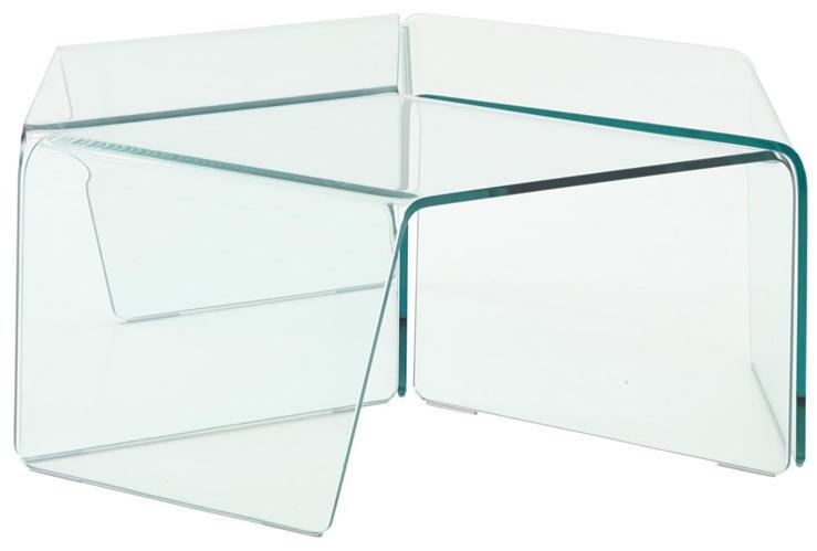 Ligne Roset Низкий стеклянный стол  19960008  - Вид №1