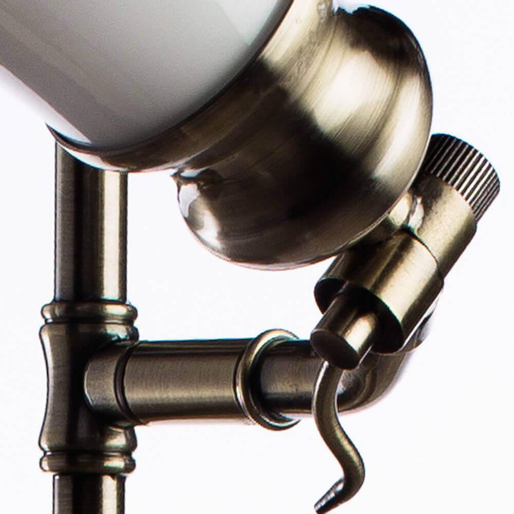 Спот настенный с белыми плафонами бронзовый Arte Lamp A9231AP-2AB ARTE LAMP 81 BRONZE 00-3926287 Белый;бронза  - Вид №2