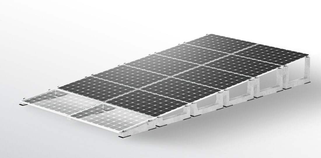 Поддержка фотоэлектрической системы Sun Ballast VELA 10° ARCH-00061761 - Вид №3