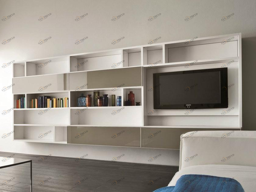 Dall'Agnese Настенный лакированный шкаф с подставкой под телевизор Speed sun-id-1379109