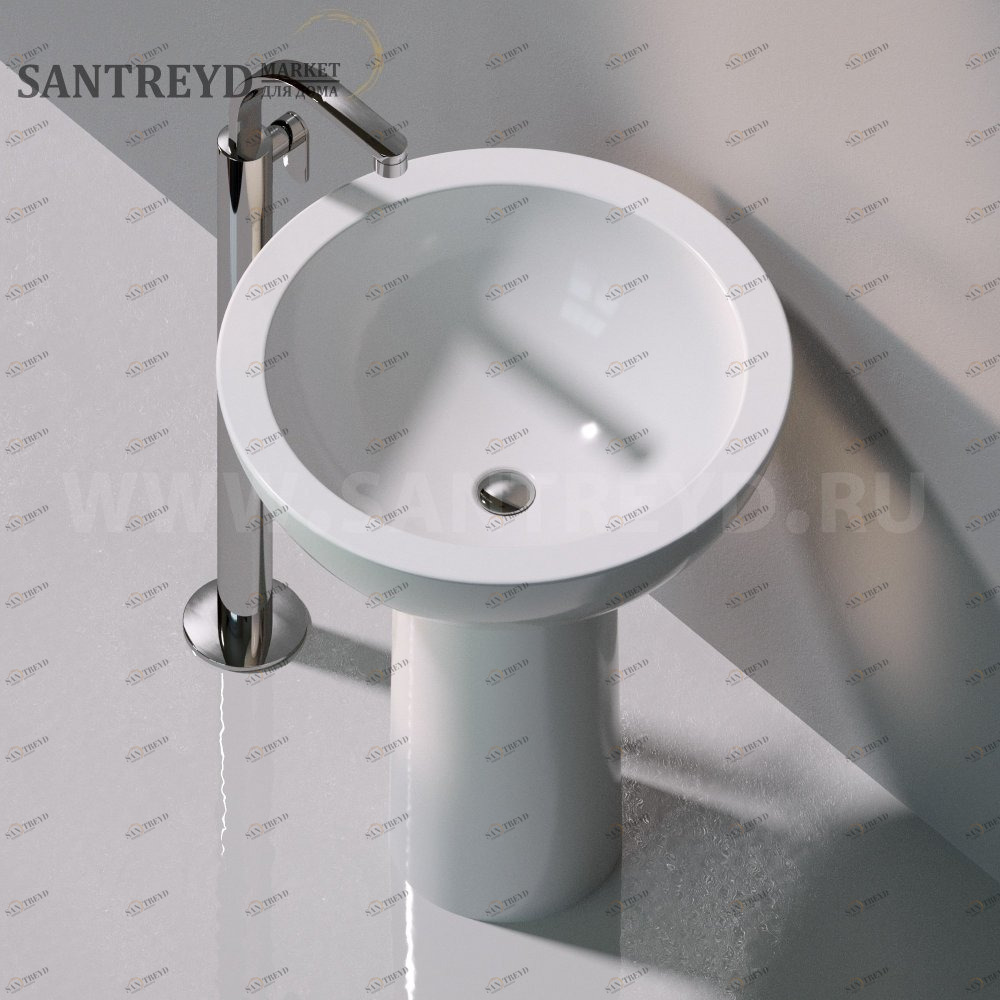 FN70C9016 Пьедестал для раковины круглая Ceramica Flaminia Fonte