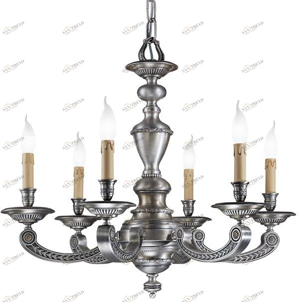 Possoni Illuminazione Старая серебряная люстра Alberto 268/6 