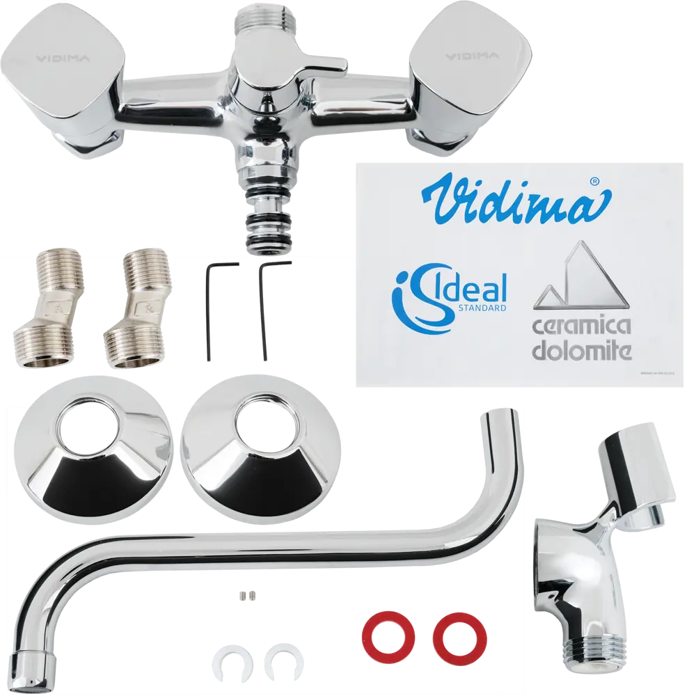 Смеситель для ванны универсальный Ideal Standard Vidima Modern двухвентильный цвет хром 82640767 STLM-2067268 - Вид №2