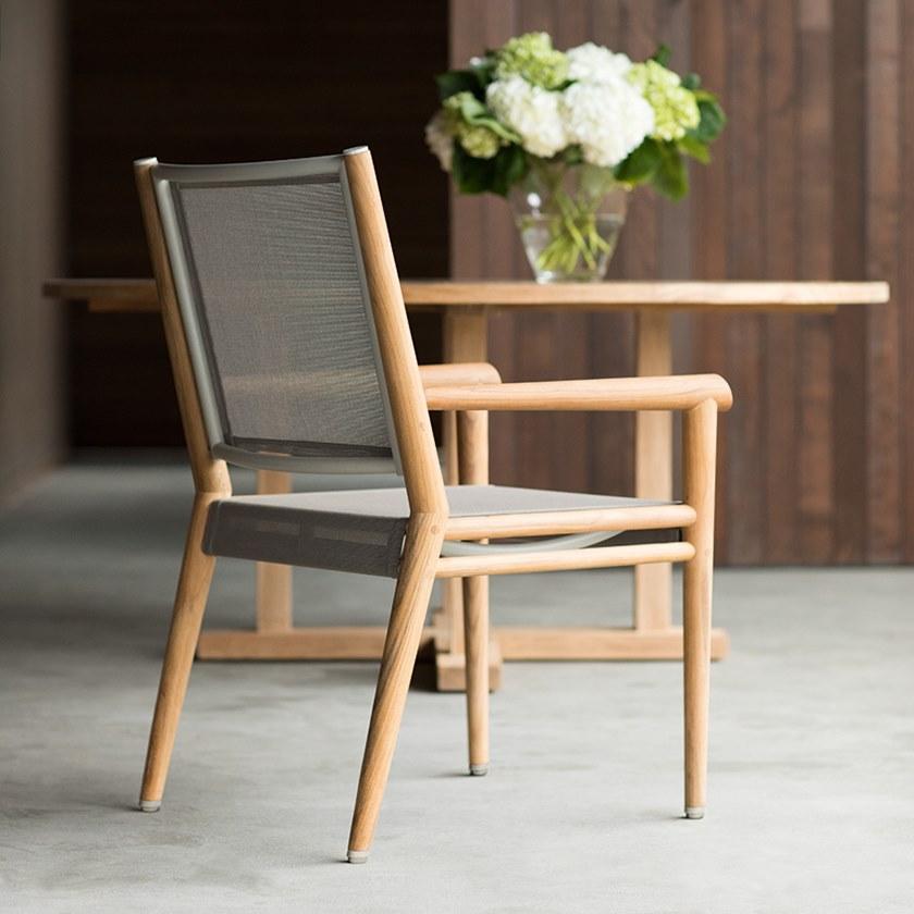JANUS et Cie Круглый обеденный стол из тикового дерева Arbor sun-id-1515858 - Вид №10