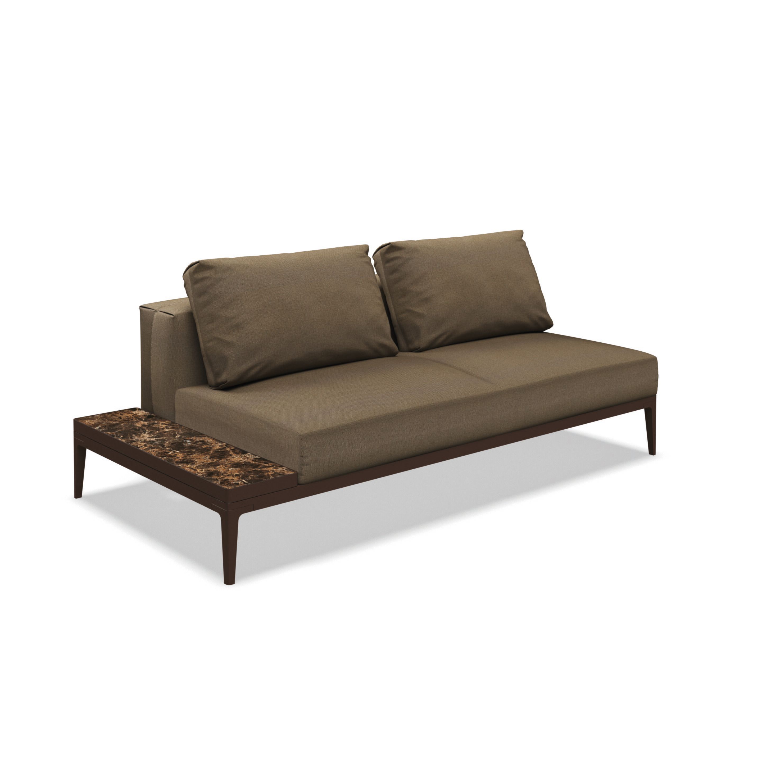 Тканевый угловой модульный садовый диван Gloster сетка ARCH-00114712 - Вид №64