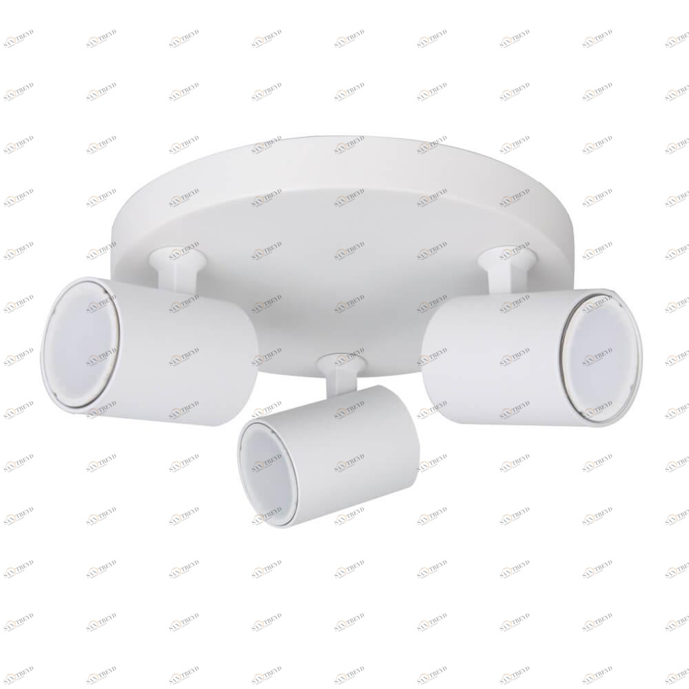 Спот потолочный белый Crystal Lux CLT CLT 017W3 D230 WH CRYSTAL LUX CLT 017 00-3924588 Белый 