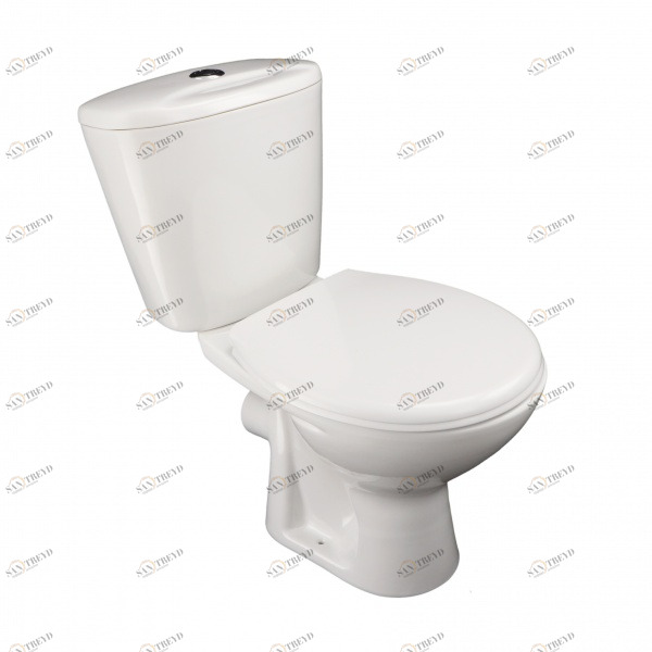 1015336 Компакт унитаз с бачком Белый Лобненский Стройфарфор  Россия 