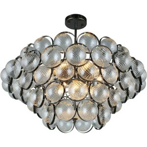 Потолочная люстра Omnilux Strano OML-63407-12 OMNILUX STRANO, ШАР 184298 Черный