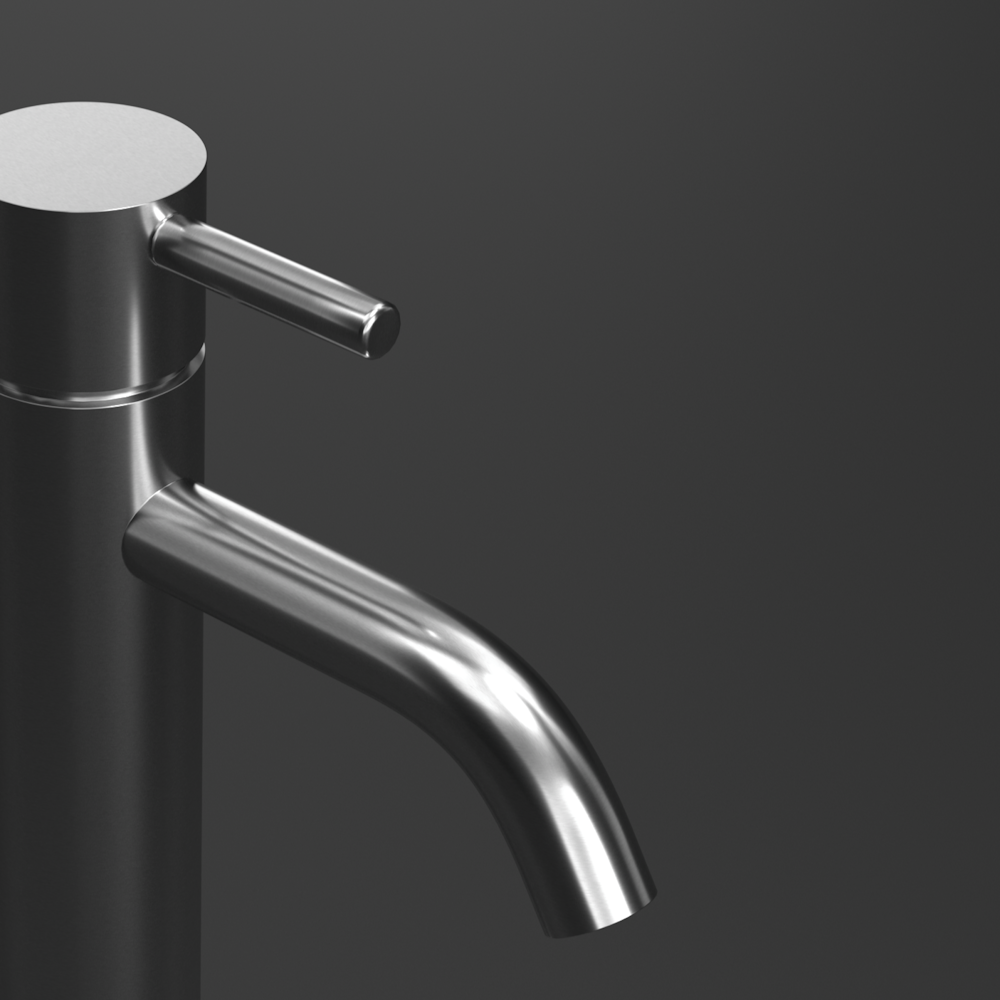 R375-S Моноблочный смеситель из нержавеющей стали Duten  - Вид №1