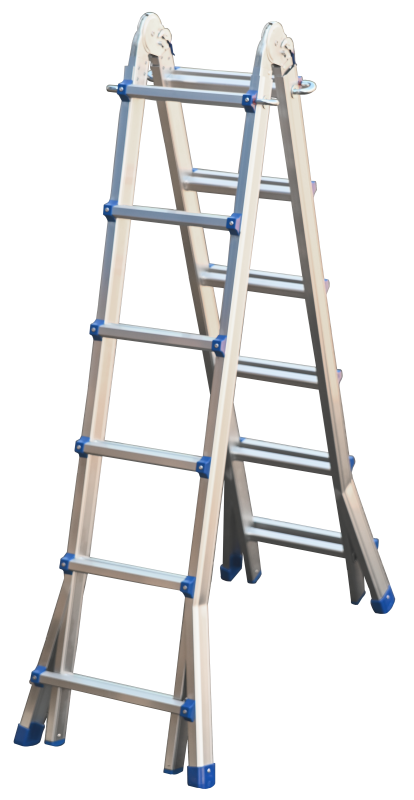 Лестницы алюминиевые шарнирные телескопические TT 46 ALUMET 
