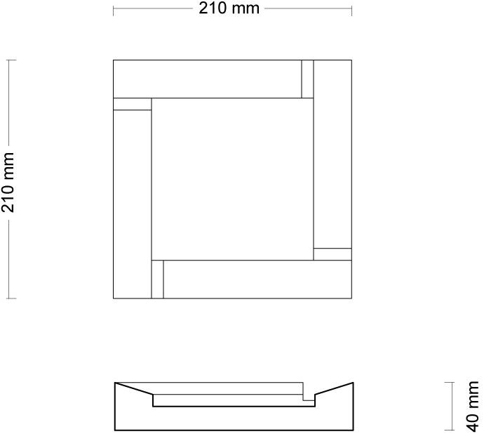URBI et ORBI Бетонная пепельница sun-id-1380261 - Вид №6