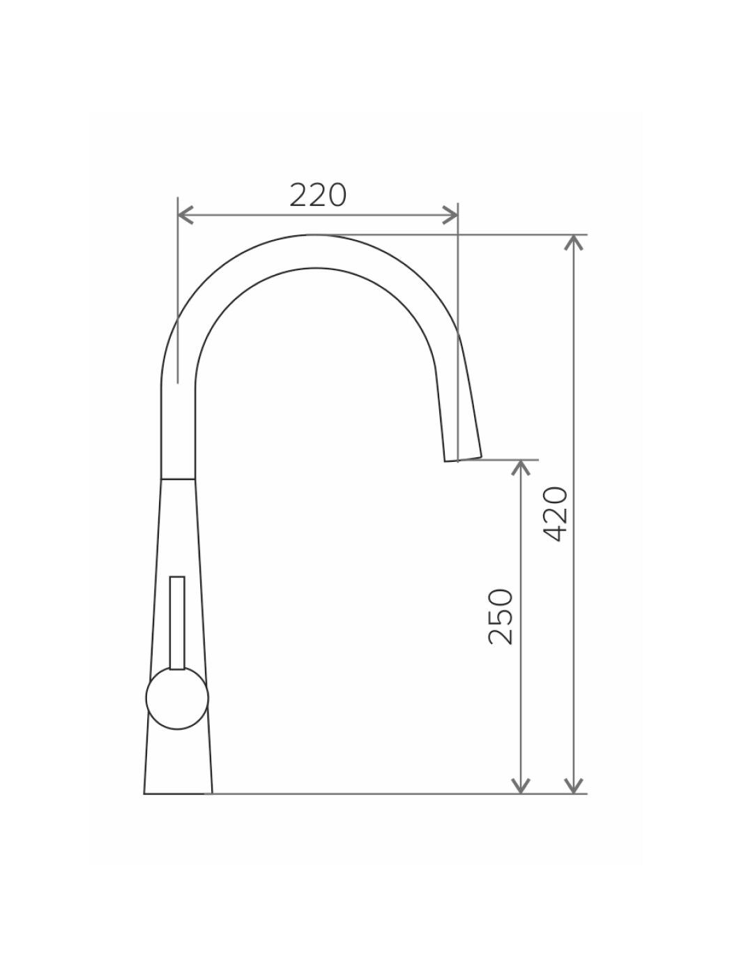 925855 Смеситель кухонный Tolero Barcelona Polygran  - Вид №1