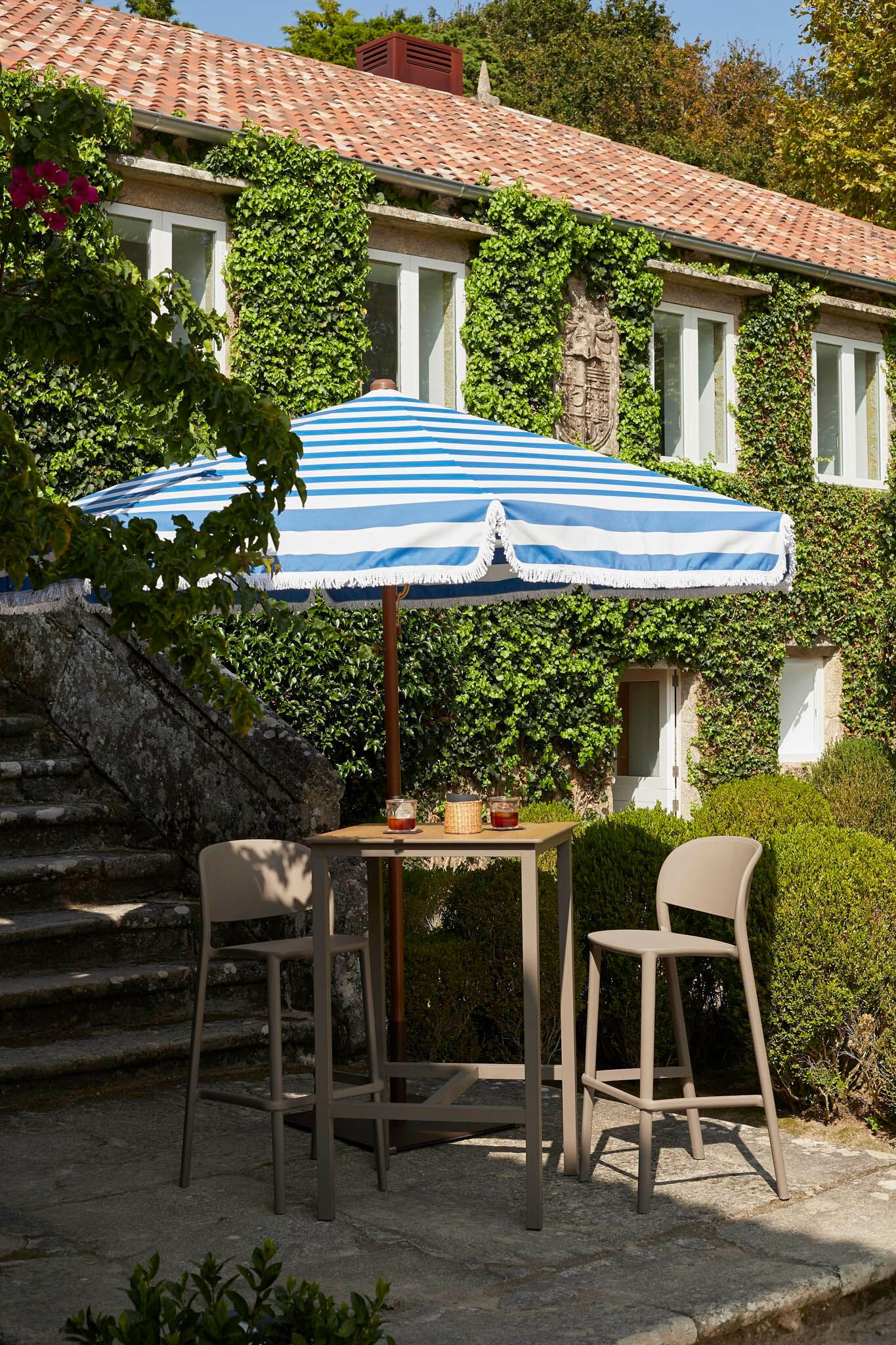 Круглый зонт из дерева и олефина Ezpeleta MADEIRA ARCH-00051319 - Вид №9