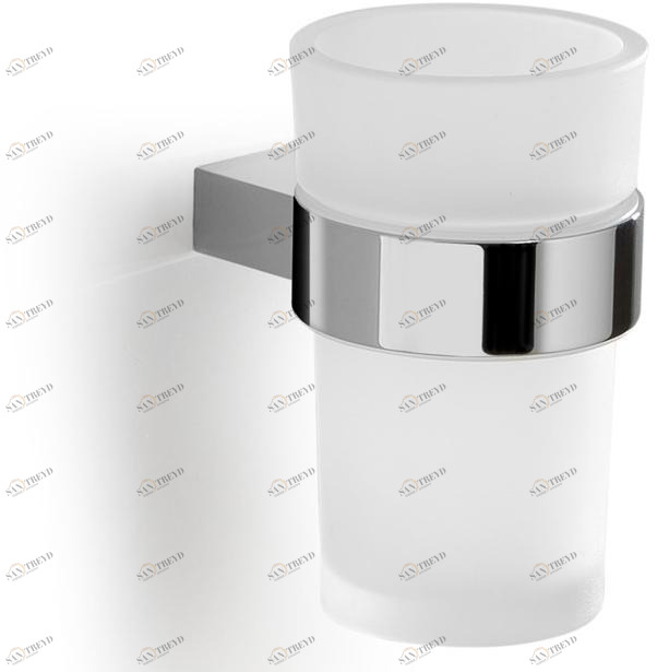 GEDY Настенный держатель зубных щеток из матового стекла Canarie A210 