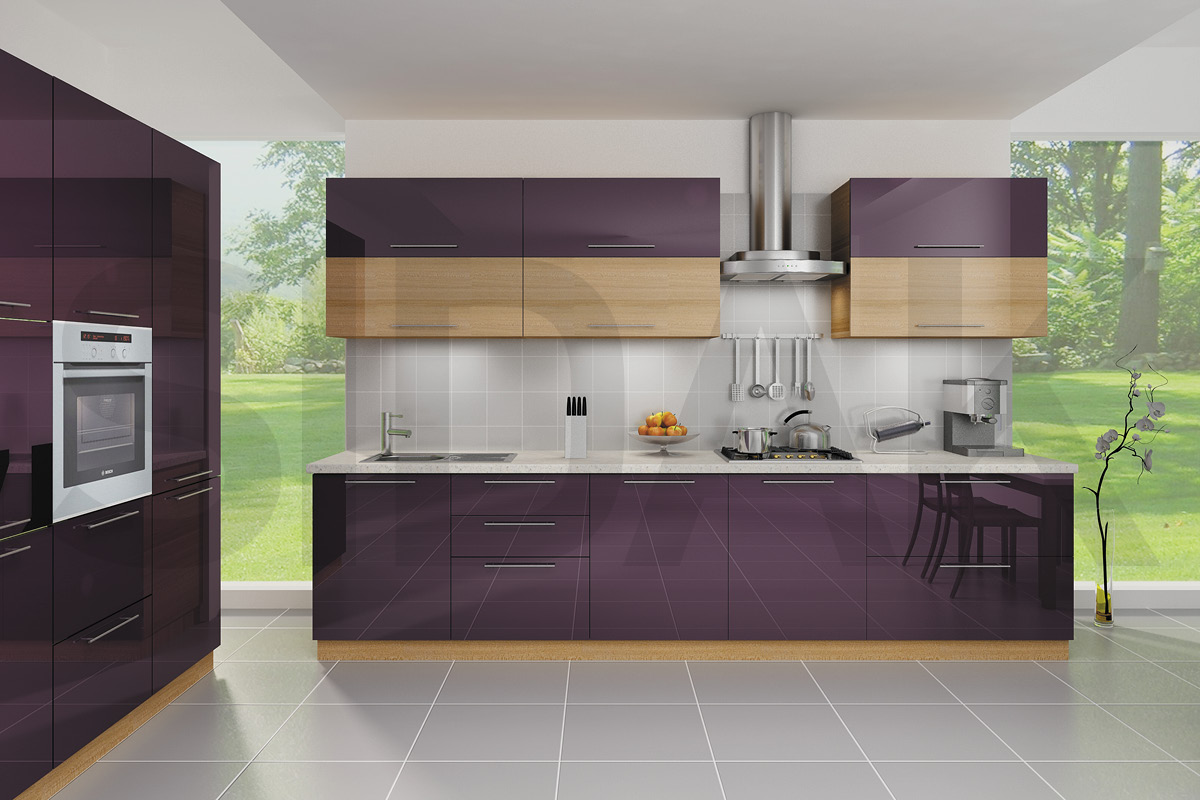 Фасады для кухни Модерн Фрезеровка «Модерн» Латте ALT27UV SIDAK SIST2809-51 - Вид №1