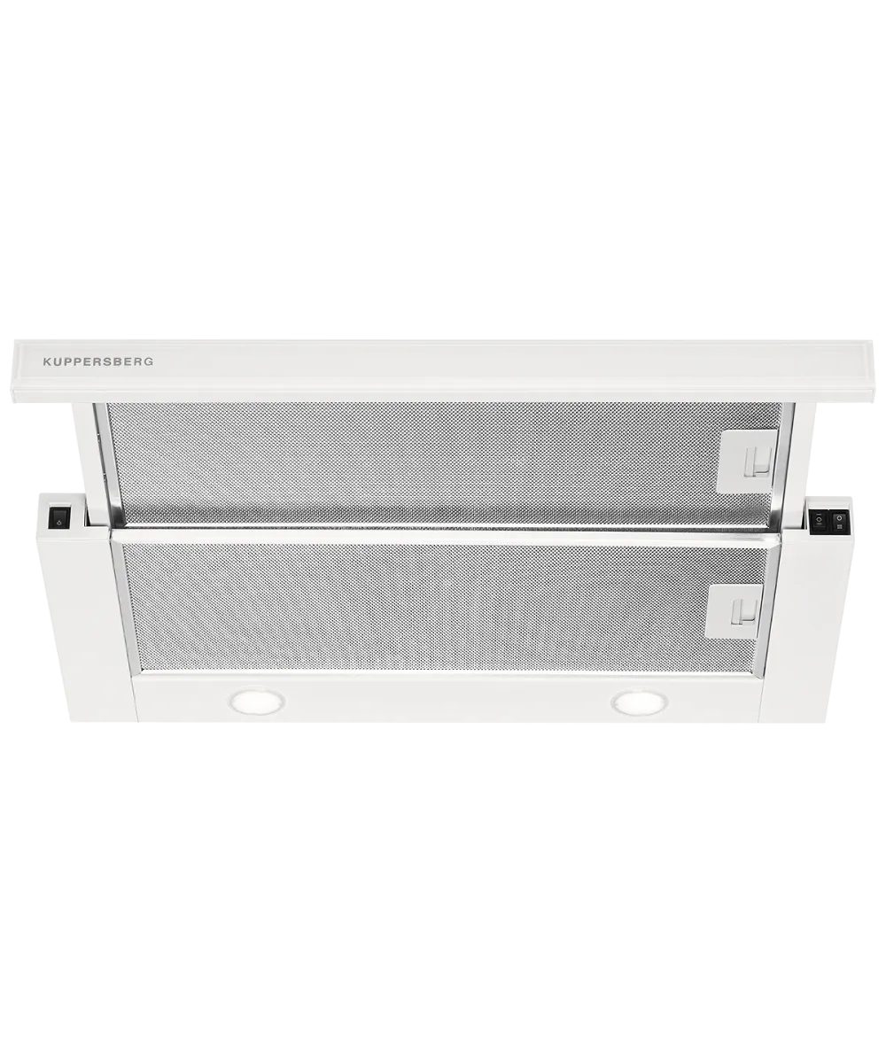 9121492 Вытяжка телескопическая Kuppersberg SLIMTURBO 60 GW белый/белый STDN-0103907 - Вид №3