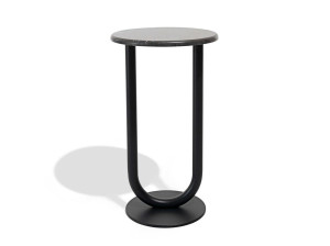 Высокий круглый садовый стол