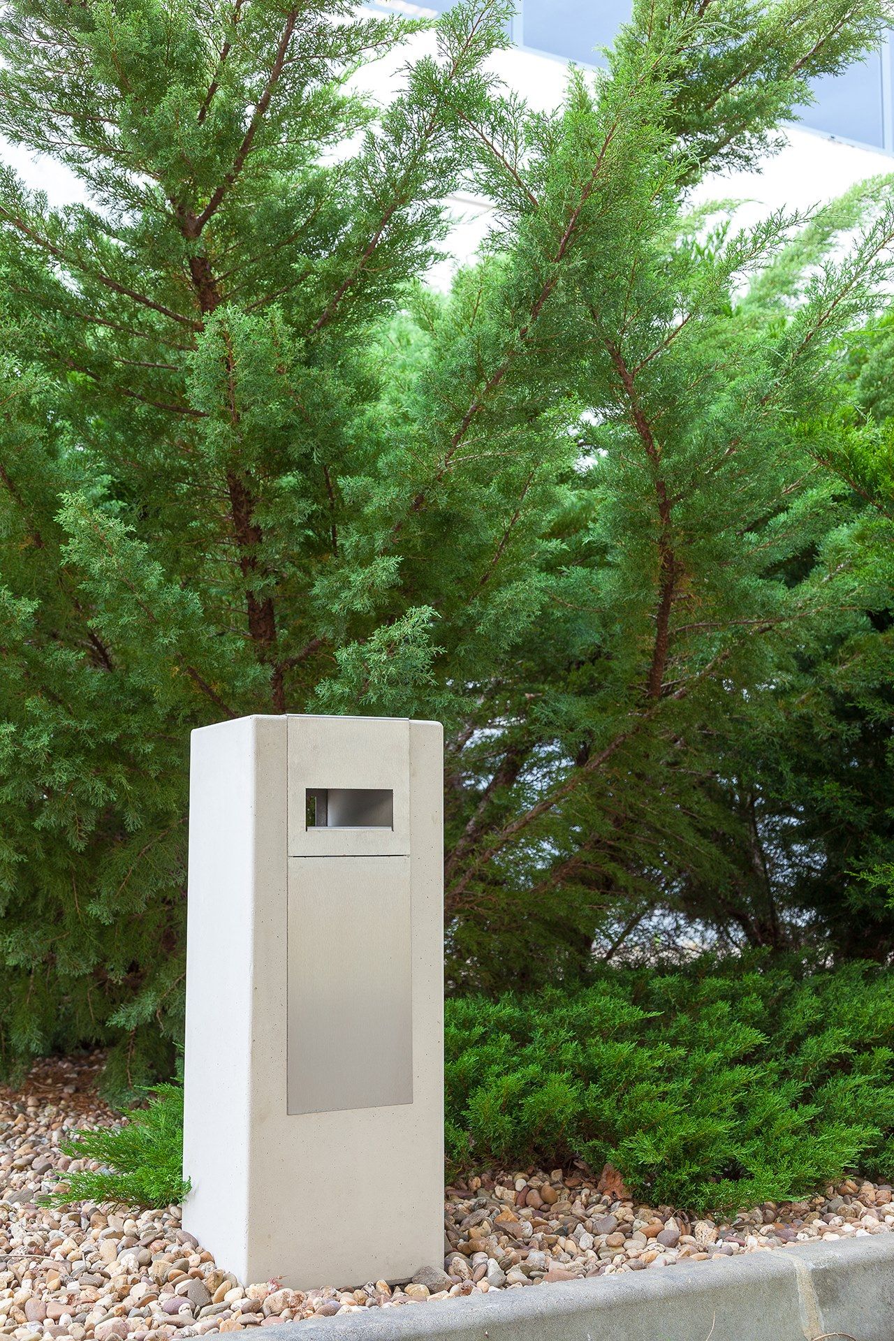 Бетонная напольная пепельница для общественных мест SIT форма ARCH-00092596 - Вид №3