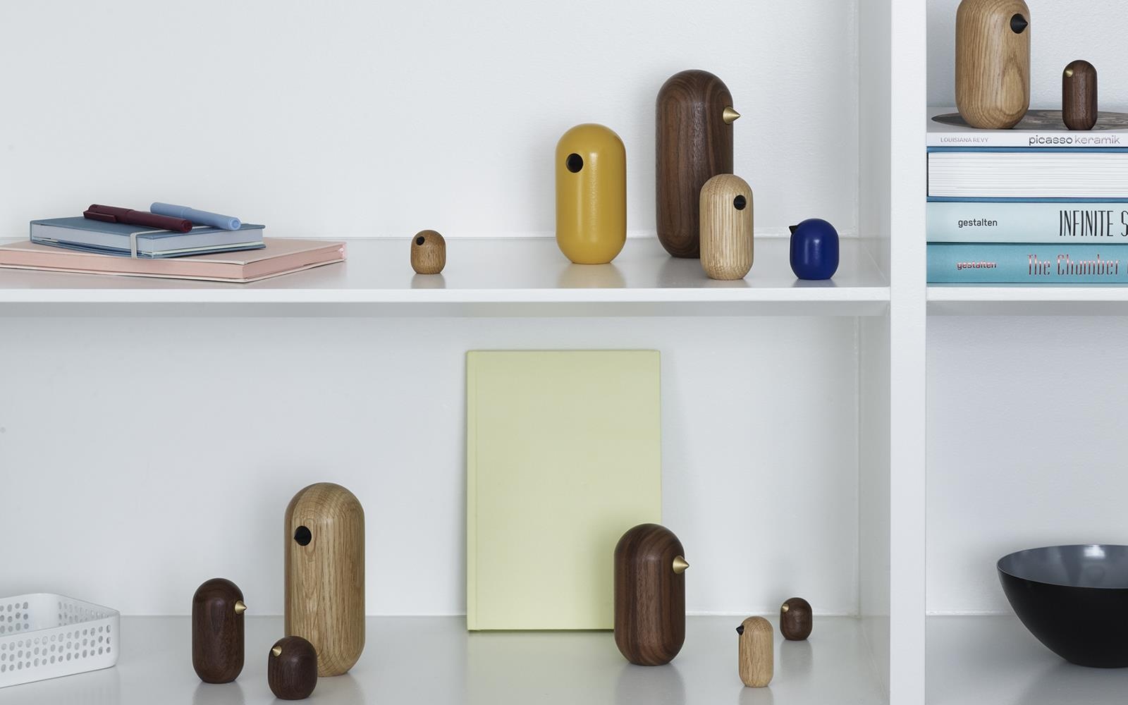 100243 Маленькая птичка 5 см Орех Норманн Копенгаген Normann Copenhagen  - Вид №1