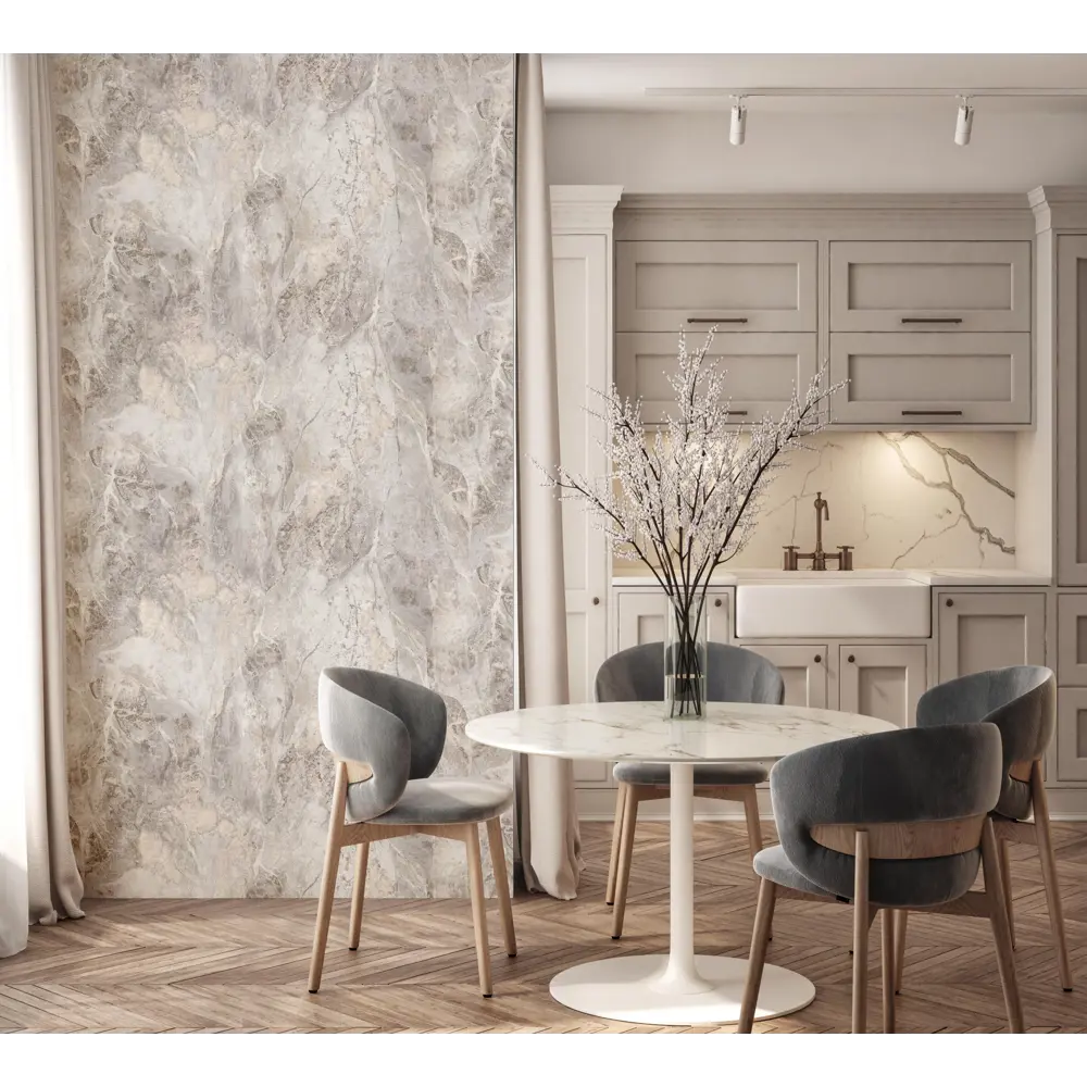 Флизелиновые обои АРТЕКС Орион - элегантный коричневый для стильного интерьера 89385513 STLM-1426640 - Вид №4