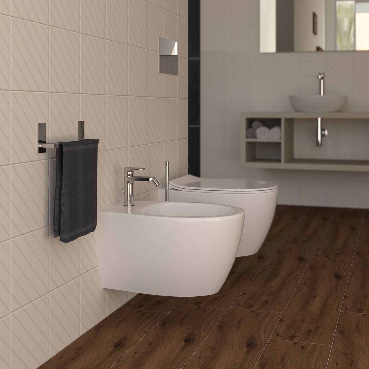 Подвесное биде с переливом Ercos KITE ARCH-00022613 - Вид №4