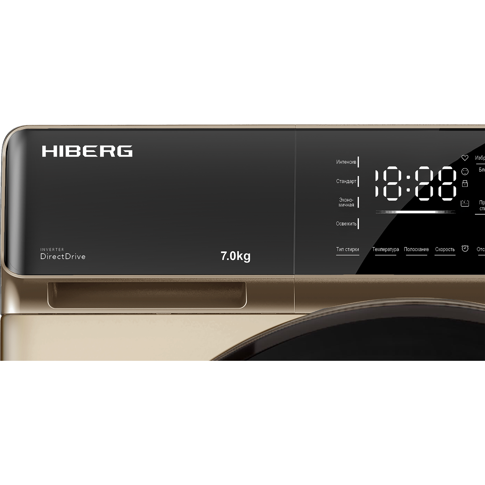 9975385 Стиральная машина HIBERG i-DDQ9-712 G золотистый STDN-0057449 - Вид №4