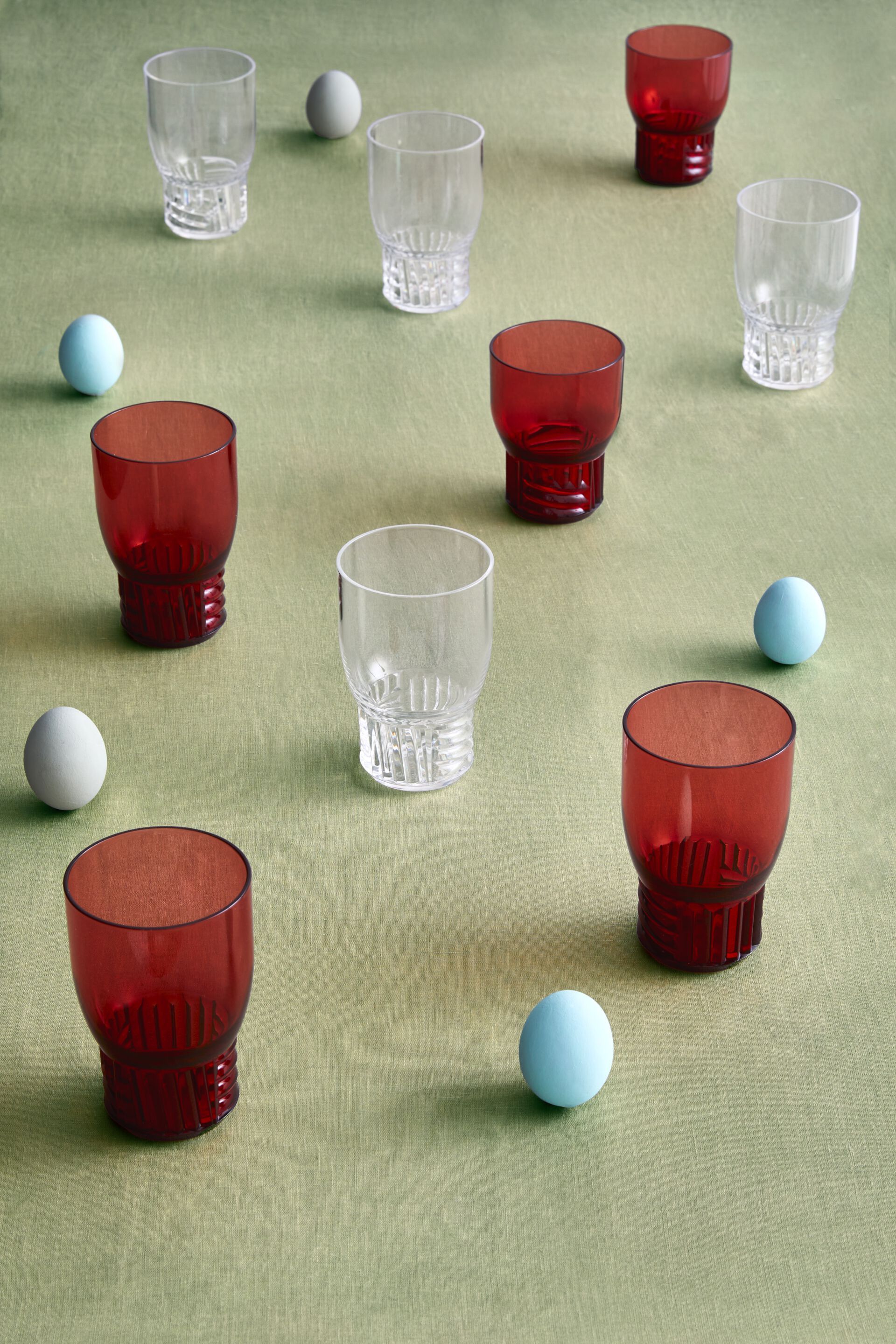 Набор стаканов для воды из инженерного пластика Kartell текстура ARCH-00100826 - Вид №5