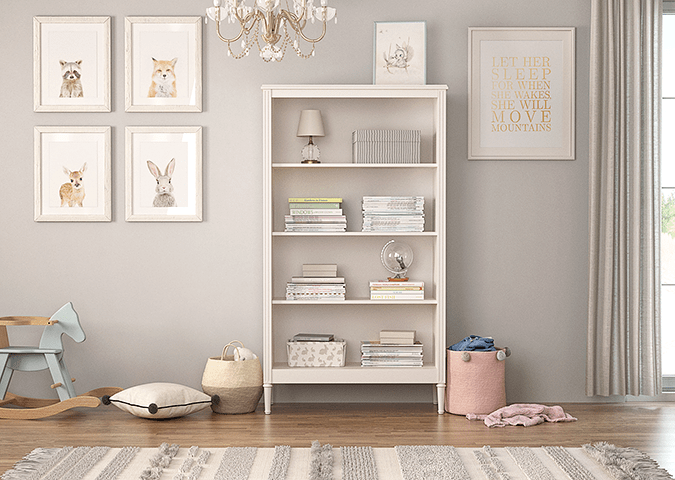 Стеллаж открытый белый Elit L ELLIPSE ELLIPSE ELIT 00-3951327 Белый Santreyd  - Вид №2