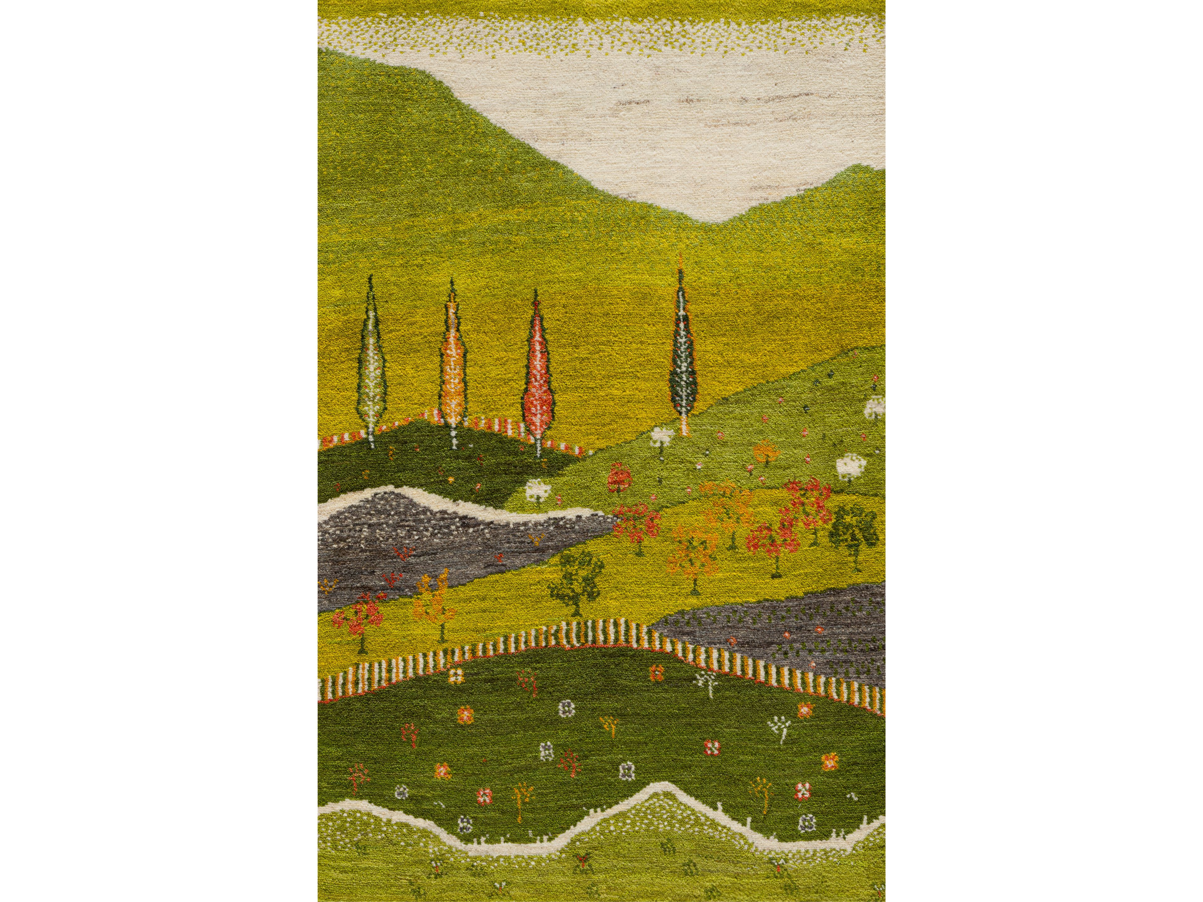 Прямоугольный шерстяной ковер Zollanvari Gabbehs Landscapes ARCH-00145169 - Вид №1
