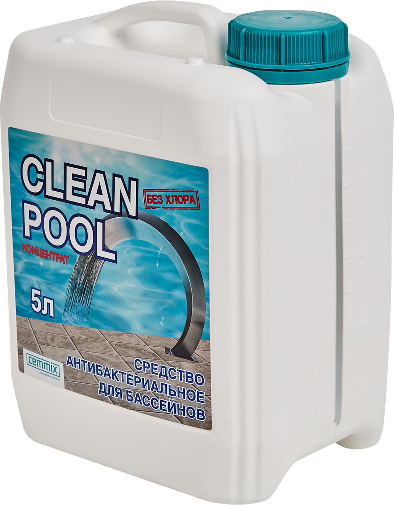 88266100 Средство дезинфицирующее для бассейна Cemmix CleanPool 5 л STLM-0077099 Santreyd  - Вид №3