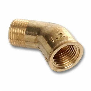 261512R SANHA 615 угол 45° ВР-НР, латунь 1/2 мм