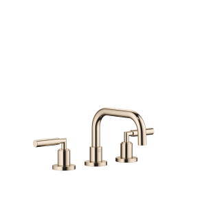 ТАРА Смеситель для раковины на три отверстия с донным клапаном - Шампанское (золото 22 карата) 20705882-47