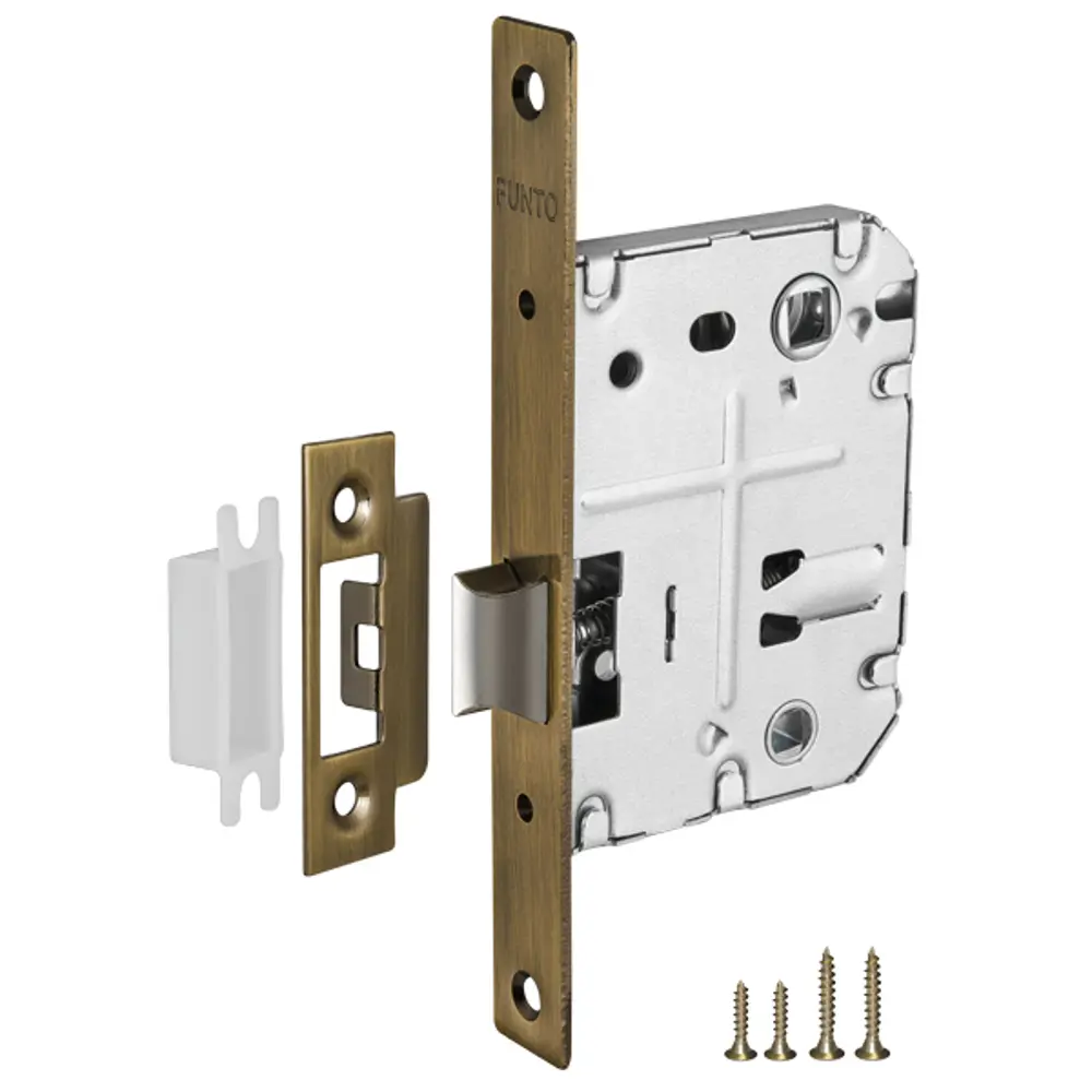 PUNTO METL72-50 — врезная защелка для сантехнических помещений в бронзовом исполнении 89408332 STLM-1573780