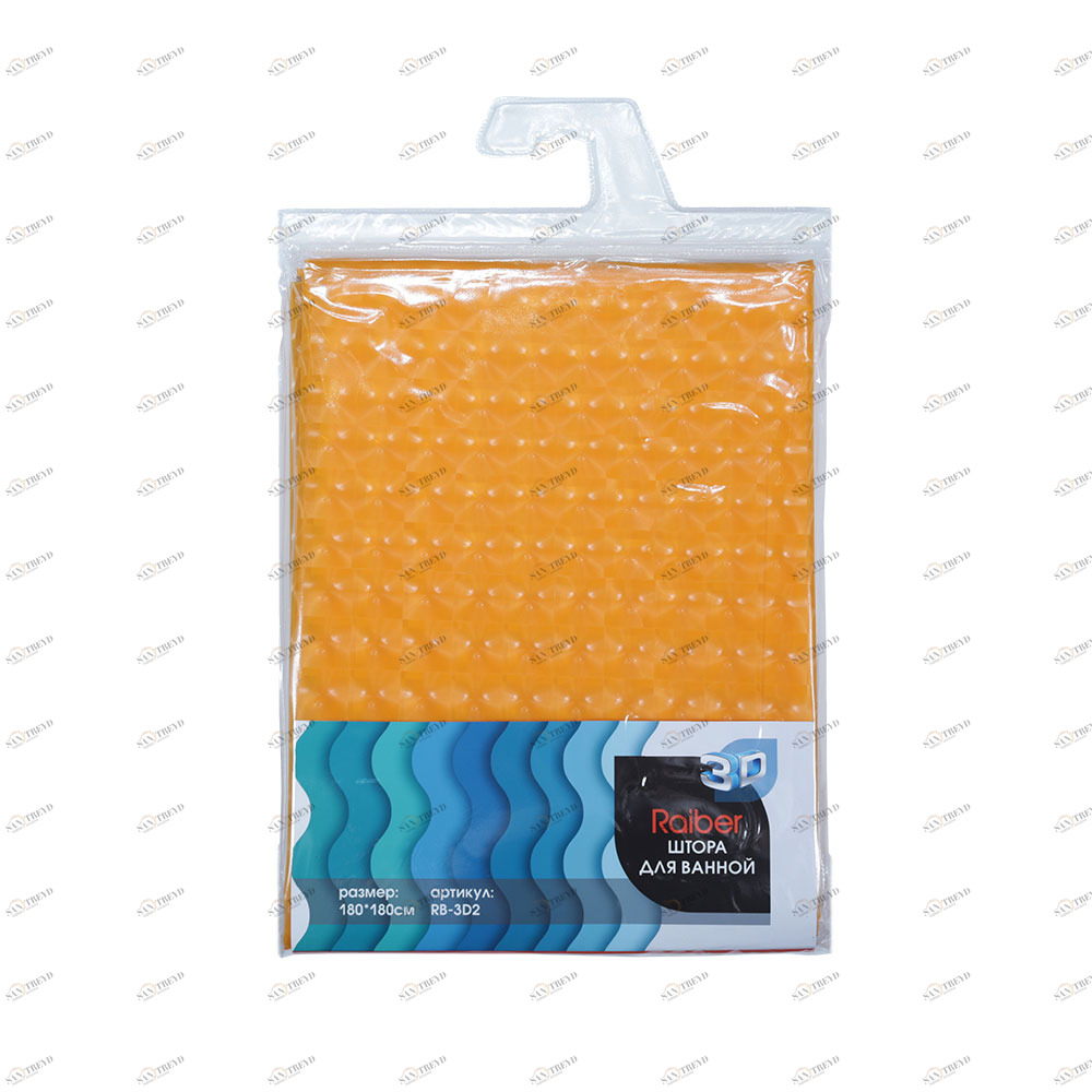 Штора Raiber RB-3D2 для ванной комнаты RB-3D2 Santreyd 