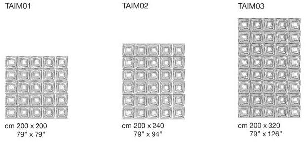 Paola Lenti Прямоугольный коврик с геометрическими мотивами Feltro sun-id-1509044 - Вид №3