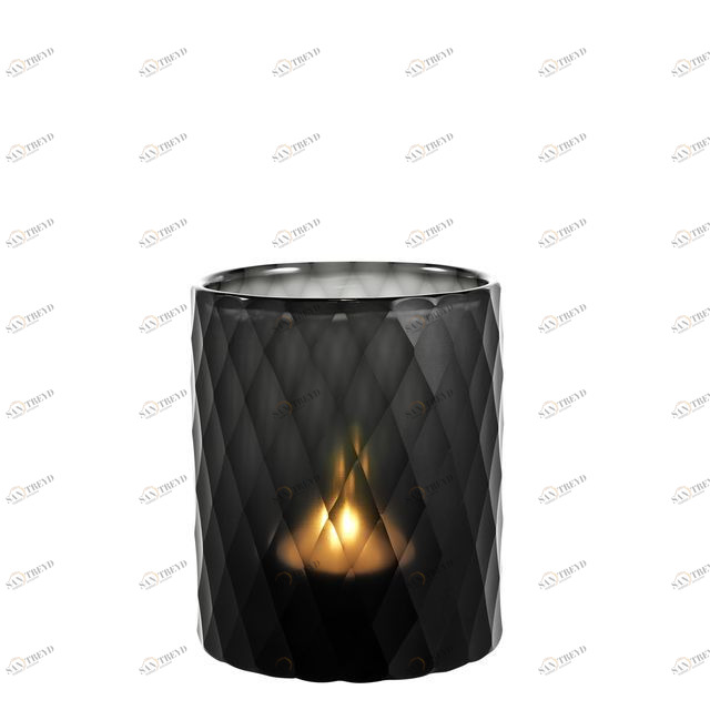 Подсвечник стеклянный черный Morton S от Eichholtz EICHHOLTZ EICHHOLTZ 060324 Черный 