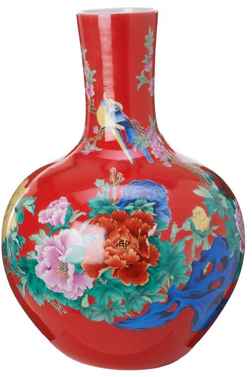 Pols Potten Фарфоровая ваза в восточном стиле  230-205-196  - Вид №4