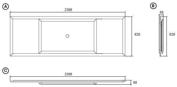 Enza Home Оборудованная стена из массива дерева с подставкой под телевизор Navona sun-id-1425503 - Вид №6