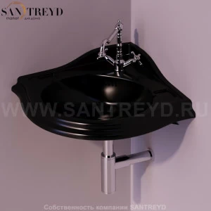 AR884NERO Подвесная раковина настенная овальная Simas Arcade черная