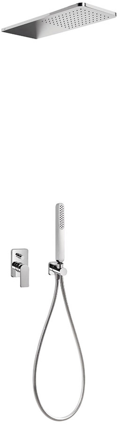 Комплект 2-ходового скрытого смесителя для душа с одной ручкой на чердаке-20018005 TRES