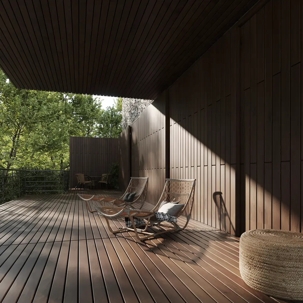 Планкен импрегнированный 20x90x3000 мм хвоя прямой с фаской угла РУСШПАЛА STLM-2027848 - Вид №6