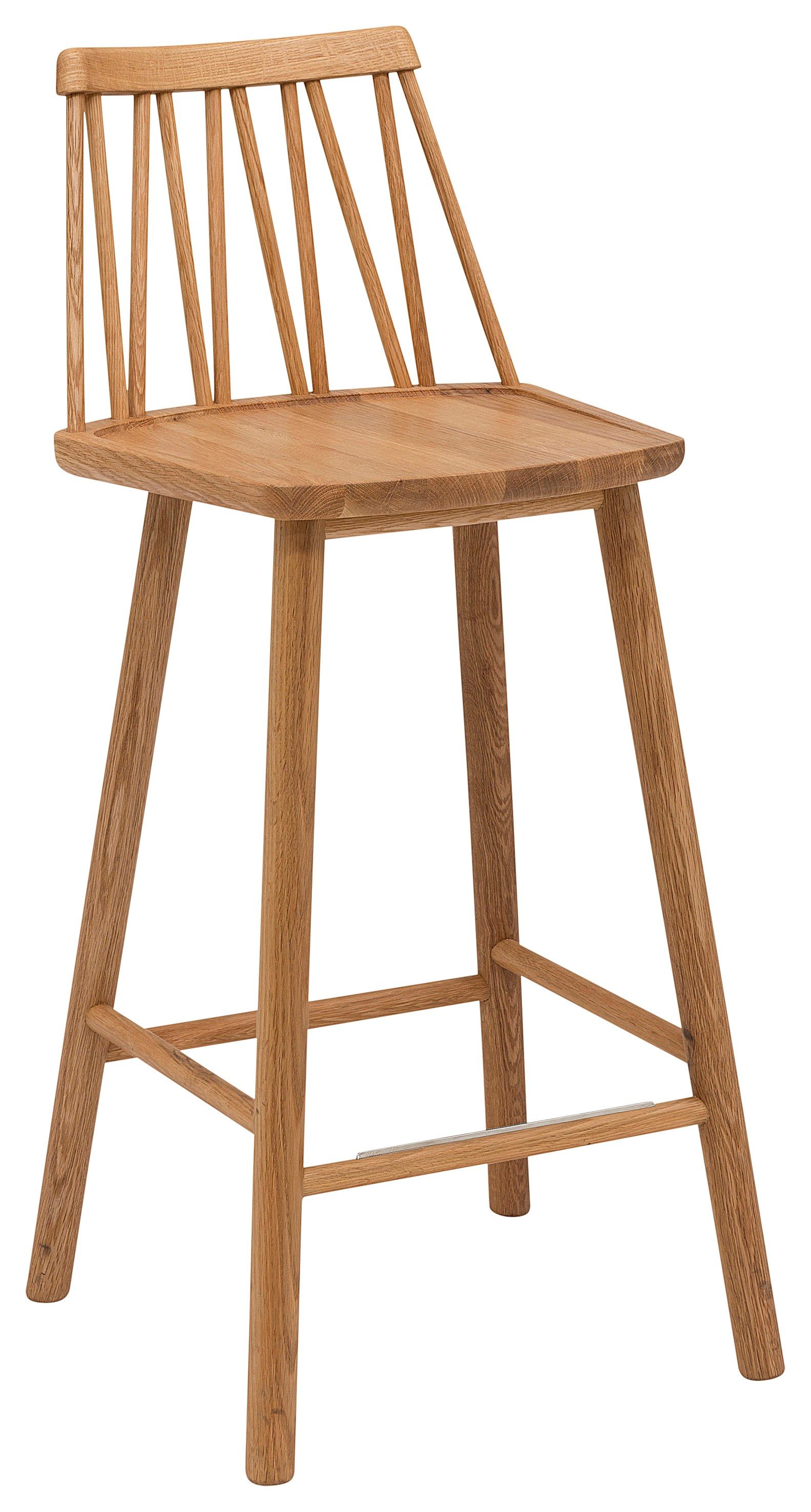 Березовый табурет с подставкой для ног Hans K ZigZag ARCH-00005193 - Вид №4