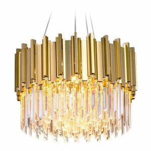 Люстра стеклянная 35х40 см золотая Barclay MD19090002-4A DELIGHT COLLECTION ДИЗАЙНЕРСКИЕ 00-3883110 Золото;прозрачный